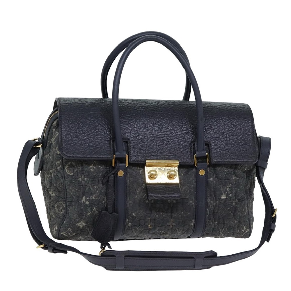 Louis Vuitton Monogram Volupte Psyche Boston Bag 2way Gray GM